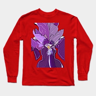 Purple Kharput iris Long Sleeve T-Shirt